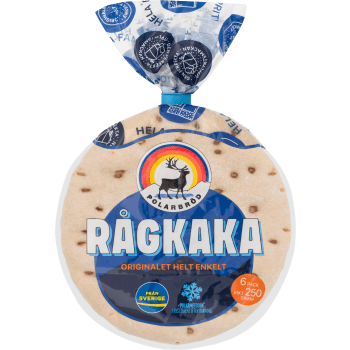 Rågkaka 6-p 250g Polarbröd.