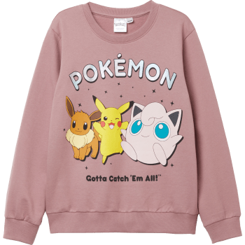 Tröja Pokemon mörkrosa.