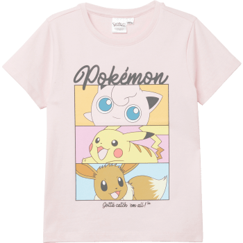 T-shirt Pokemon rosa.