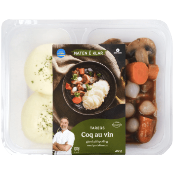 Färdigmat Tareqs Coq au vin Kyckling 410g Maten e klar.