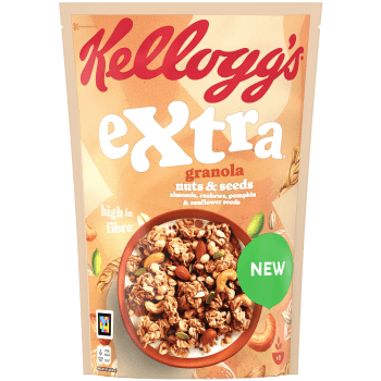 Extra nuts & seeds granola 400g Kelloggs.
