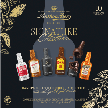 Chokladflaskor Liqueurs 156g Anthon Berg.