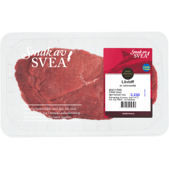 Lövbiff Färsk ca 500g Smak av Svea.