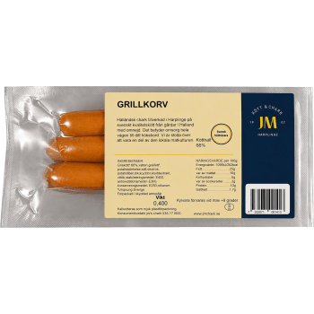 Grillkorv 400g JM Kött & Chark.