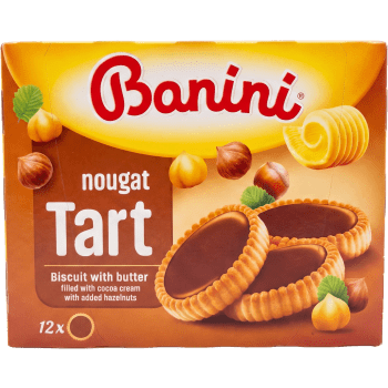 Smörkaka Nougat Tart 210g Banini.