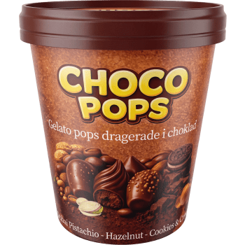 Glass Chokladdragerad Choco Pops 540ml Frost Bakery.