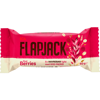 Flapjack Red berries 60g ICA.