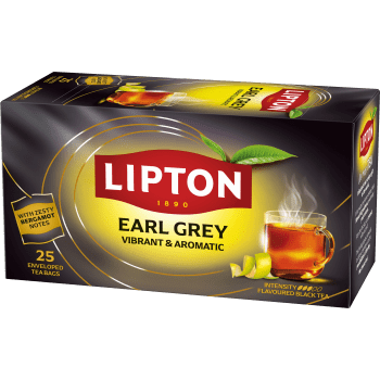 Svart Te Earl Grey 25st Lipton.