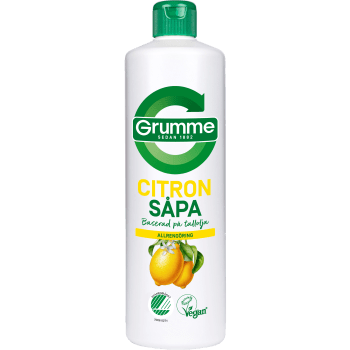 Såpa Citron 750ml Miljömärkt Grumme.