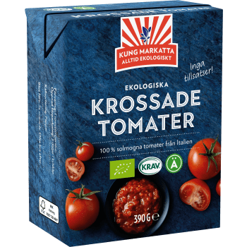 Tomater Krossade Ekologisk 390g KRAV Kung Markatta.