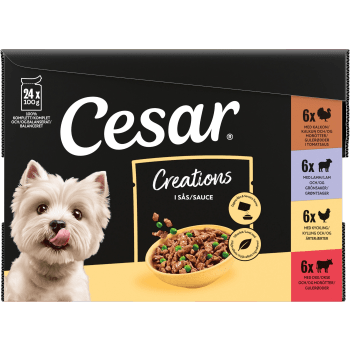 Hundmat Våtfoder Multipack 24-p Cesar.