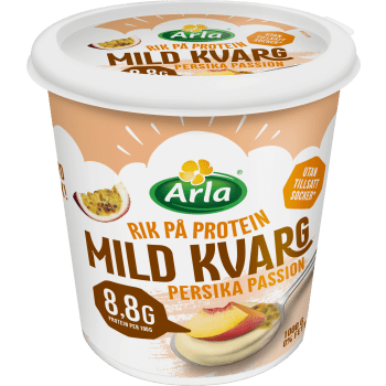 Mild Kvarg Persika Passion 0,2% 1000g Arla®.