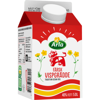 Färsk vispgrädde 40% 5dl Arla Ko®.