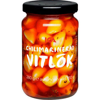 Vitlöksklyftor Chili 280g ICA.