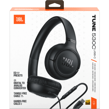 Hörlur Tune 530C svart JBL.
