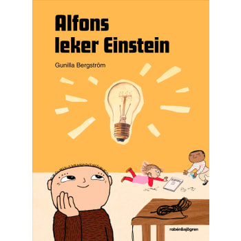 Alfons leker Einstein.