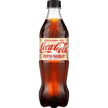Läsk Holiday Creamy Vanilla Zero 50cl Coca-Cola.