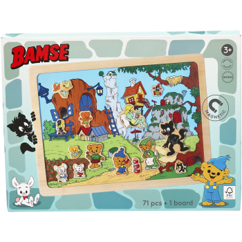 Magnettavla Bamse.