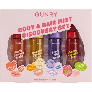 Presentförpackning Body & Hair Mist Set 160ml Gunry.