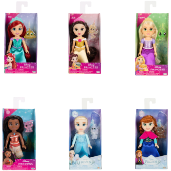 Docka Disney Princess med figur 1-p 15cm.