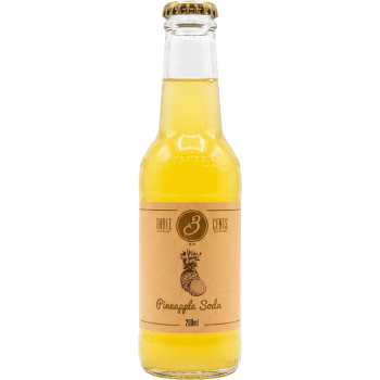 Läsk Pineapple 20cl Three Cents.