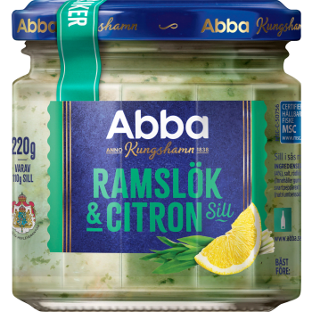 Ramslök & Citronsill 220g Abba.