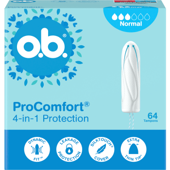 ProComfort® Normal r 4-in-1 Protection 64- o.b.®.