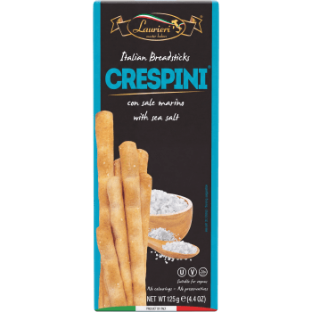 Brödpinnar Crespini Med Havssalt 125g Laurieri.