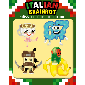 Italian Brainrot : Mönster för pärlplattor.