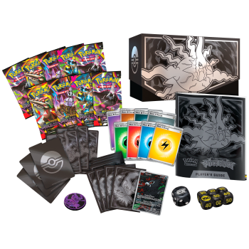 Pokémon Pitch Black Elite Trainer Box.