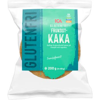 Frukostkaka Glutenfri 4-p 200g ICA.