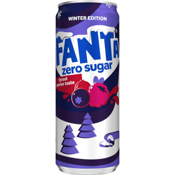 Läsk Forest Berries Zero 33cl Fanta.