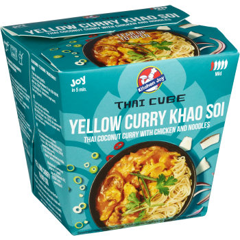 Yellow curry khao soi chicken 320g Kitchen Joy.