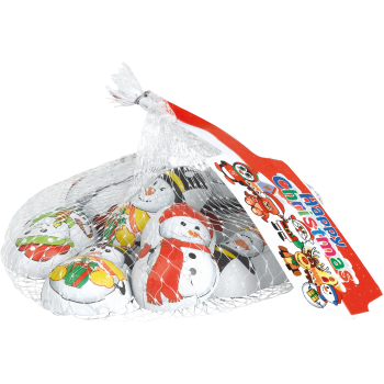 Godis Snögubbar fyllda 70g Laica.