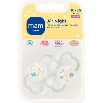 Napp Air Night Silikon 16-36m 2-p MAM.