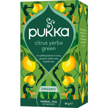 Grönt te Citrus Yerba Green EKO 20-pack Pukka.
