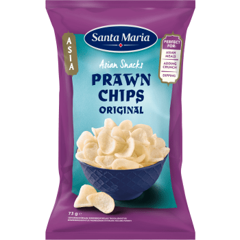 Prawn chips original 73g Santa Maria.