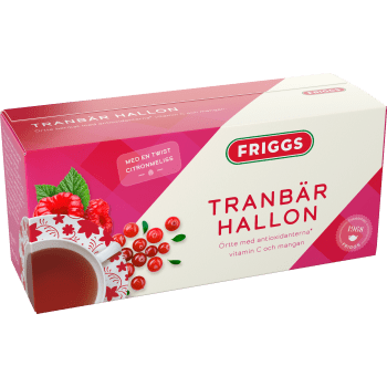 Örtte Tranbär/Hallon 20-pack Friggs.