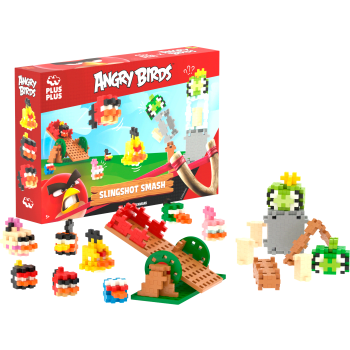 Plus Plus Angry Birds Slingshot Smash.