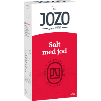 Fint salt med jod 1kg Jozo Salt.