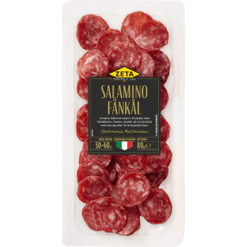 Salami Fänkål 80g Zeta.