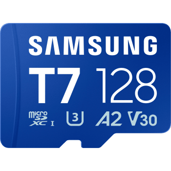 Minneskort 128GB T7 micro SD.