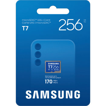 Minneskort 256GB T7 micro SD.