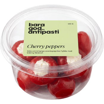 Körsbärspaprikor Fyllda 100g Bara god.