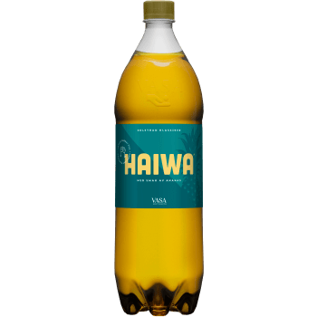 Läsk Haiwa Med Smak Av Ananas 1,5l Vasa Bryggeri.
