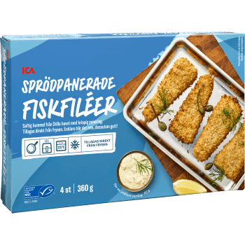 Sprödpanerad kummel fryst 4-p 360g ICA.