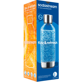 PET-flaska 1L VDL metal Sodastream.