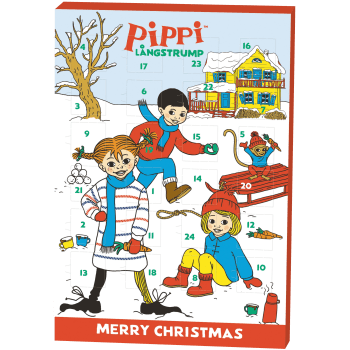 Julkalender Pippi Långstrump 75g Asba.
