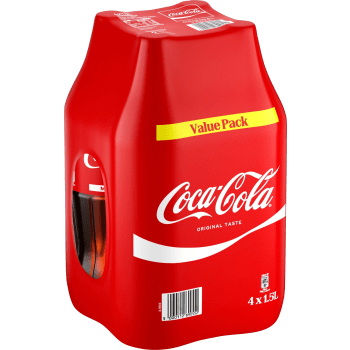Läsk Original Taste Coca-Cola 4-pack 1.5l Coca-Cola.