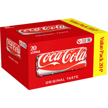 Läsk Cola orginal 20-p 33cl Coca-Cola.